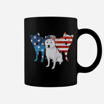American Shiba Inu Patriotic Us Flag 4Th Of July Coffee Mug - Monsterry AU