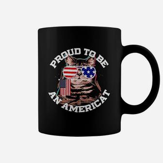 Americat Cat 4Th Of July Coffee Mug | Crazezy