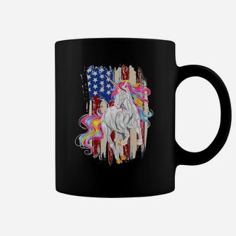 Americorn Patriotic Unicorn America Stars Flag Shirt Coffee Mug - Thegiftio UK