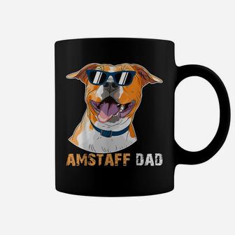 Amstaff Dad Shirt For Dog Lovers Father's Day Tee Coffee Mug | Crazezy UK