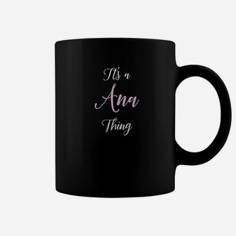Ana Name Personalized Women Cute Pink Girl Gift Coffee Mug - Thegiftio UK
