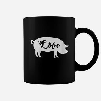 Animal Lover Pig Design Farmer Gift I Love Pigs Coffee Mug | Crazezy CA