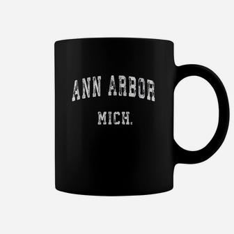 Ann Arbor Michigan Mi Vintage Sports Design Coffee Mug | Crazezy