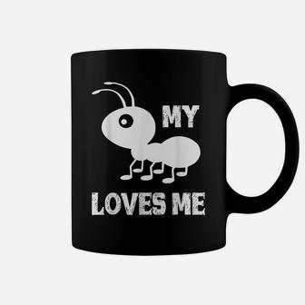 Ant T Shirt_My Aunt Loves Me Family Gifts For Nephew & Niece Coffee Mug | Crazezy