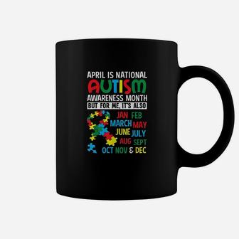 April Is National Autism Awareness Month Coffee Mug - Thegiftio UK