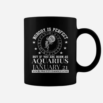Aquarius Zodiac For January 21 Women Man Kids Birthday Gift Coffee Mug | Crazezy UK