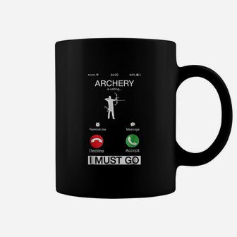 Archery Is Calling And I Must Go Coffee Mug - Thegiftio UK