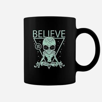 Area 51 Alien Clothing Aliens Believe Alien Coffee Mug | Crazezy CA