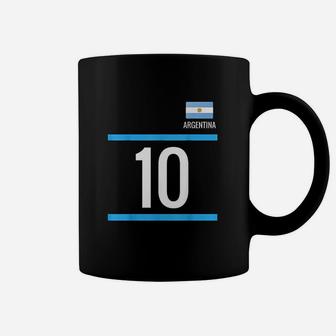Argentina Soccer With Number 10 Coffee Mug | Crazezy