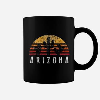 Arizona Retro Sunset Cactus Coffee Mug | Crazezy AU