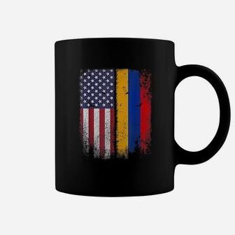 Armenian American Flag Armenia Usa Coffee Mug | Crazezy UK
