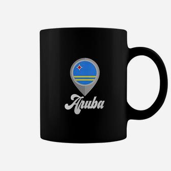 Aruba Flag I Love Aruba Travel Coffee Mug | Crazezy