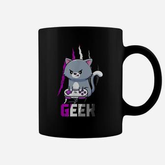 Asexual Geek Nerd Pride Lgbt Video Game Lovers Gift Cat Coffee Mug | Crazezy UK
