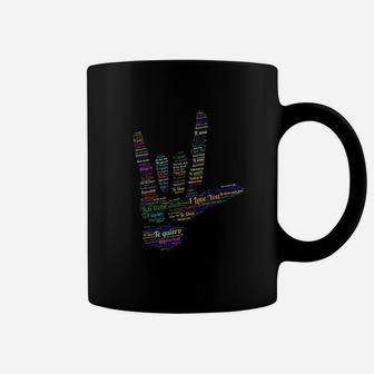 Asl Sign I Love You Coffee Mug | Crazezy UK