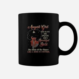 August Girl She Slays She Prays Coffee Mug | Crazezy AU