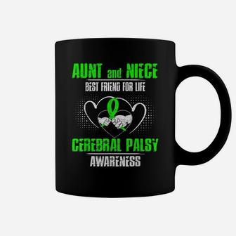 Aunt And Niece Best Friend Of Life Cerebral Palsy Awareness Coffee Mug | Crazezy CA