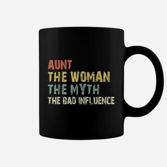 Aunt The Woman Myth Bad Influence Coffee Mug | Crazezy DE