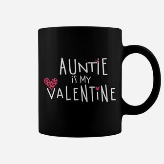 Auntie Is My Valentine Funny Valentine Gift Coffee Mug - Thegiftio