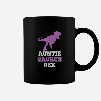 Auntie Saurus Rex Dinosaur Gift Auntiesaurus Day Coffee Mug | Crazezy