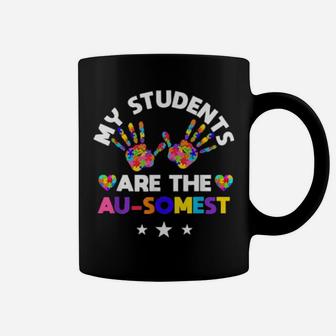 Ausome Students Autism Awareness Autism Teacher Coffee Mug - Monsterry UK