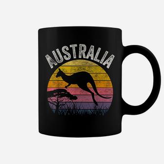 Australia Day Shirt Funny Australian Kangaroo Vintage Gift Coffee Mug | Crazezy UK