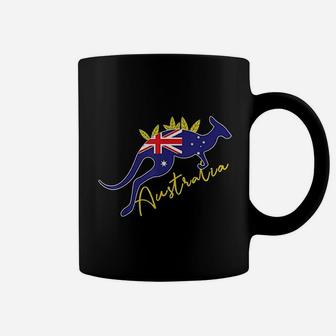 Australia Flag Kangaroo Coffee Mug | Crazezy CA