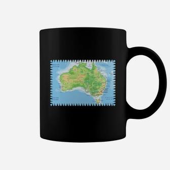 Australia Map January Cool Gifts Funny Gifts Ideas Coffee Mug - Seseable