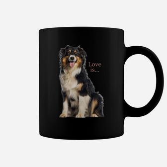 Australian Shepherd Shirt Aussie Mom Dad Love Dog Pet Tee Coffee Mug | Crazezy