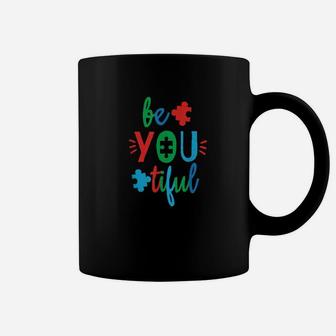 Autism Awareness Be You Tiful Cute Asd Or Neurodiversit Coffee Mug - Monsterry UK