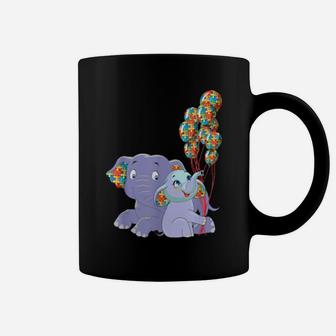 Autism Awareness Cute Autism Elephant Coffee Mug - Monsterry AU