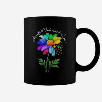 Autism Awareness Daisy Flower Accept Understand Love Coffee Mug | Crazezy CA