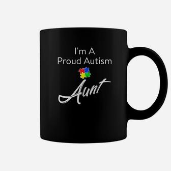 Autism Awareness Im A Proud Autism Aunt Coffee Mug - Thegiftio UK