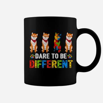 Autism Awareness Shiba Inu Coffee Mug - Monsterry AU