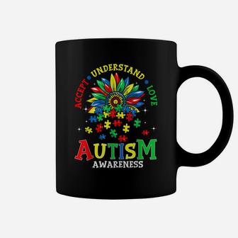 Autism Awareness Shirts Accept Understand Love Autism Mom Coffee Mug | Crazezy CA