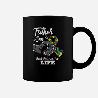 Autism Best Friends For Life Father And Son Coffee Mug - Monsterry