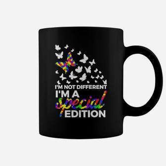 Autism Butterflies Im Not Different Im A Special Edition Coffee Mug - Monsterry