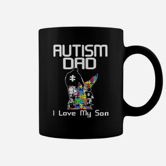 Autism Dad I Love My Son Coffee Mug - Monsterry AU