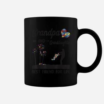 Autism Grandpa And Granddaughter Best Friend For Life Coffee Mug | Crazezy DE