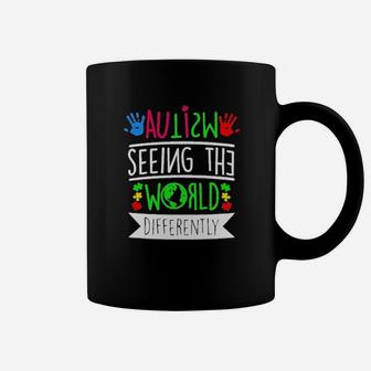 Autism Seeing The World Differently Coffee Mug - Monsterry DE