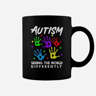 Autism Seeing The World Differently Coffee Mug - Monsterry