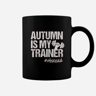 Autumn Is My Trainer Fitness Coffee Mug - Thegiftio UK