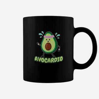 Avocardio Avocardio Exercising Fitness Gym Runner Avocado Coffee Mug | Crazezy UK