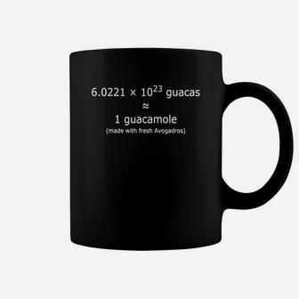 Avogadro's Number Guacamole T-shirt For Chemists, Scientists Coffee Mug - Thegiftio UK