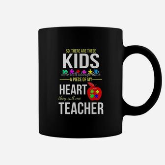 Awareness Kids Teacher Puzzle Piece Cute Gift Coffee Mug | Crazezy CA