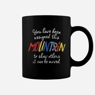 Awareness Ribbon Assigned Mountain Be Moved Coffee Mug | Crazezy