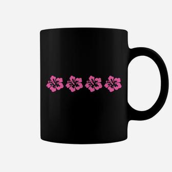 Awesome Hawaiian Pink Hibiscus Flowers Rose Mallow Sweatshirt Coffee Mug | Crazezy