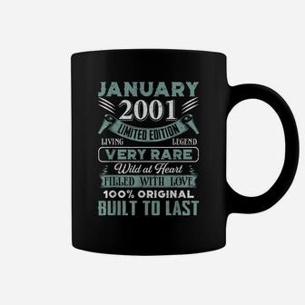 Awesome January 2001 19Th Birthday Gift Lover 19 Years Bday Coffee Mug | Crazezy CA