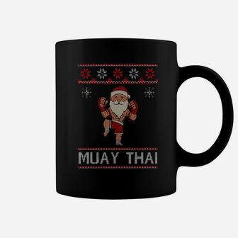 Awesome Muay Thai Santa Ugly Coffee Mug - Monsterry CA