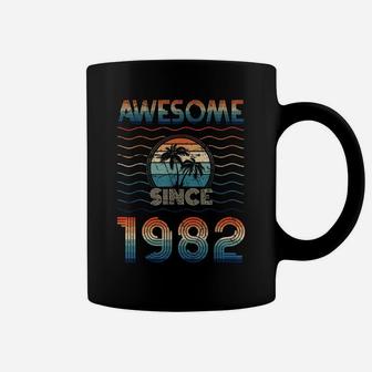Awesome Since 1982 40 Vintage Birthday Gifts 40 Year Old Coffee Mug | Crazezy