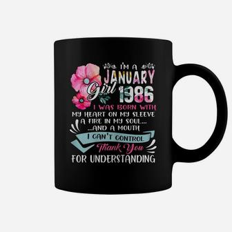 Awesome Since 1986 35Th Birthday I'm A January Girl 1986 Coffee Mug | Crazezy